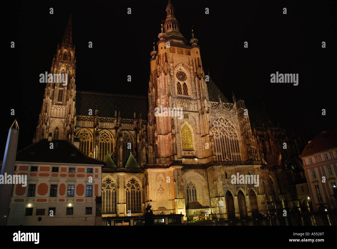St. Veits-Kathedrale auf dem Hradschin, Prag, Tschechische Republik Stockfoto