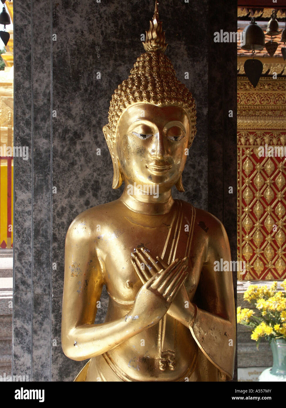 Painet ip2691 thai 03 Thailand Buddha Wat Phra Doi Suthep buddhistischen Tempel Chiang Mai 2003 Land Entwicklungsland Stockfoto