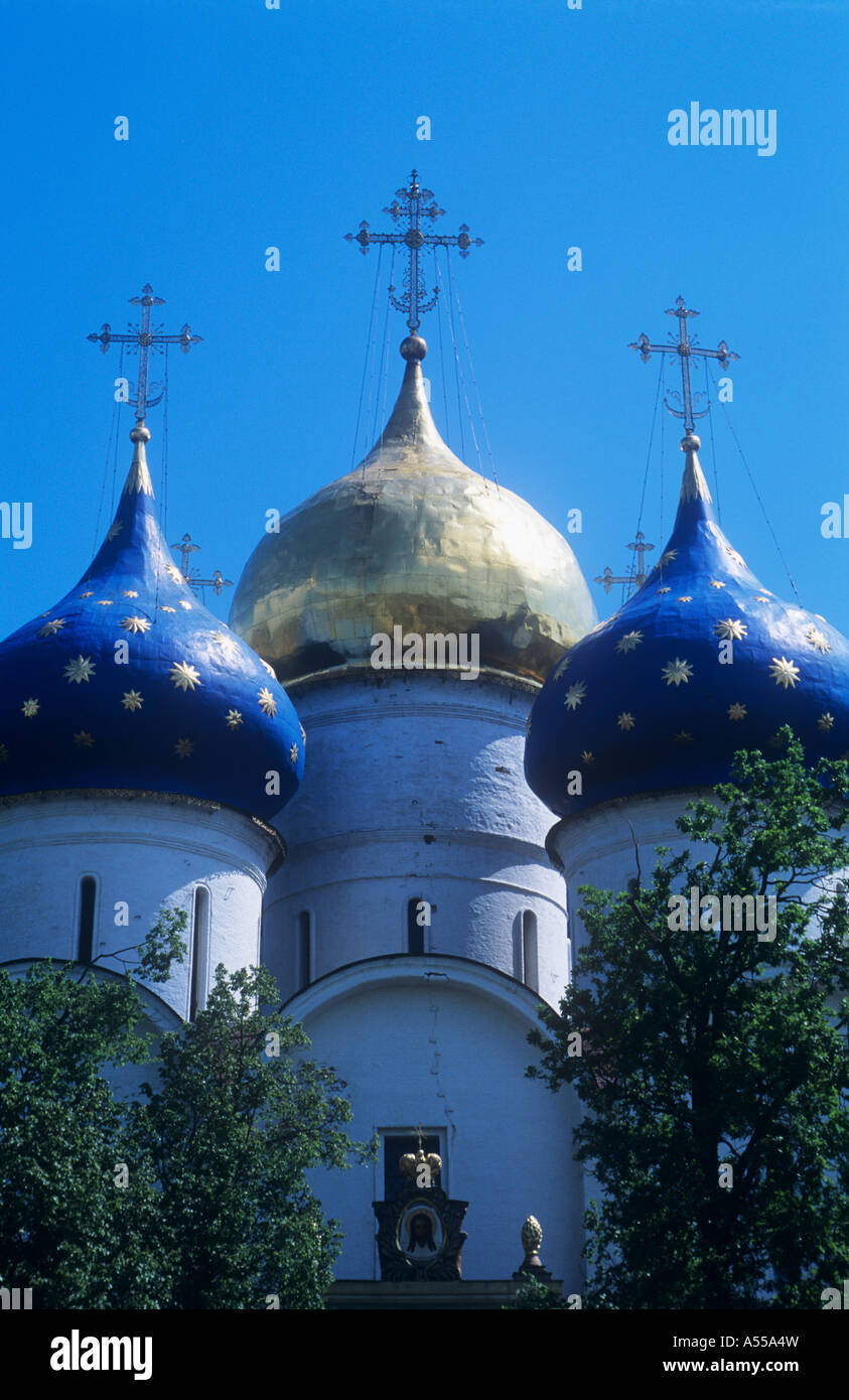 Dormition Kathedrale, Zagorsk, Russland Stockfoto