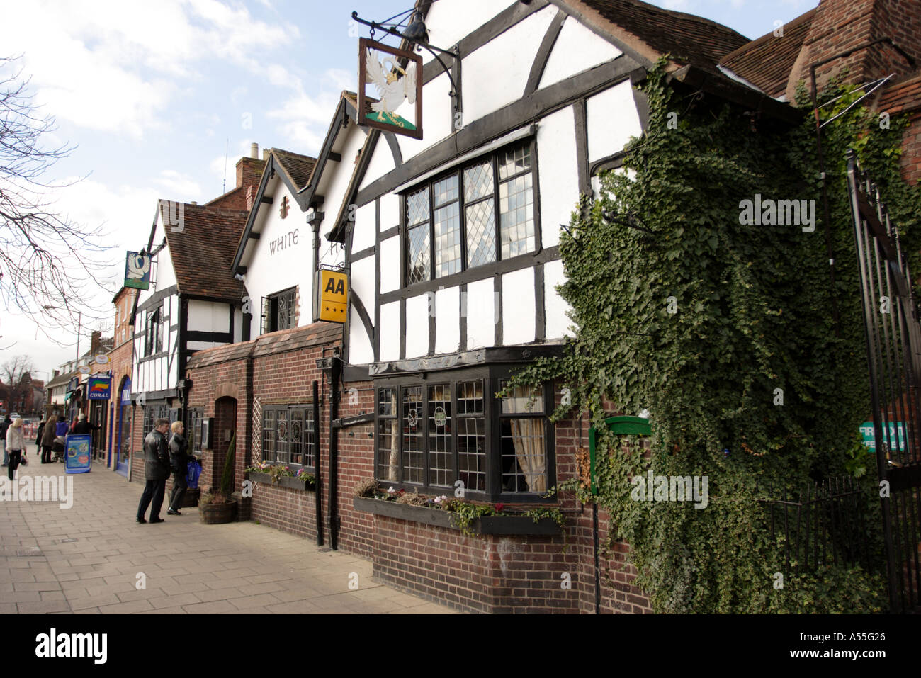 Die Swan Hotel Stratford-upon-Avon Stockfoto