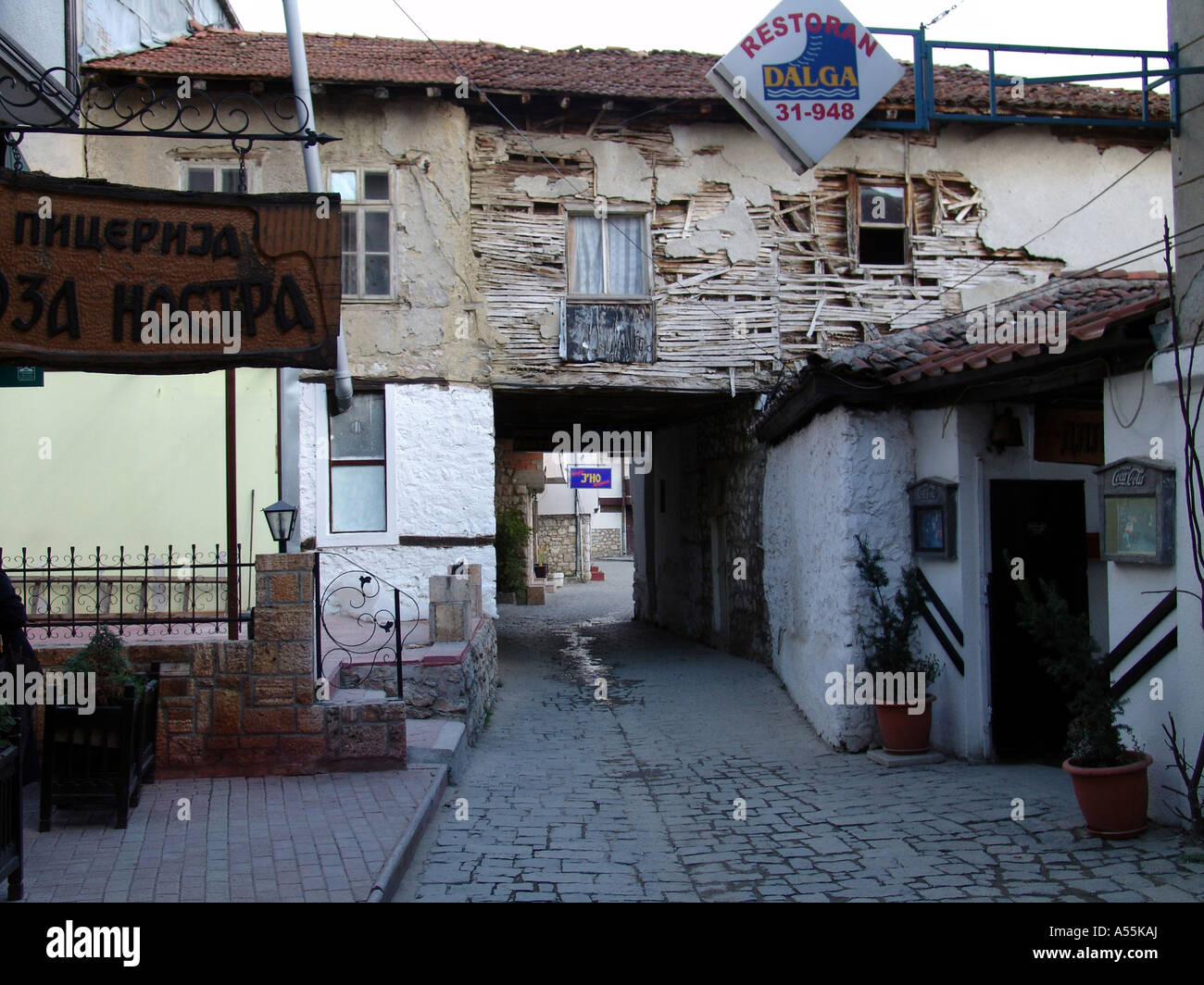 Painet is1359 Mazedonien jugoslawische Republik FYROM Stadt Ohrid Ufer See Land entwickeln Nation wirtschaftlich weniger entwickelt Stockfoto