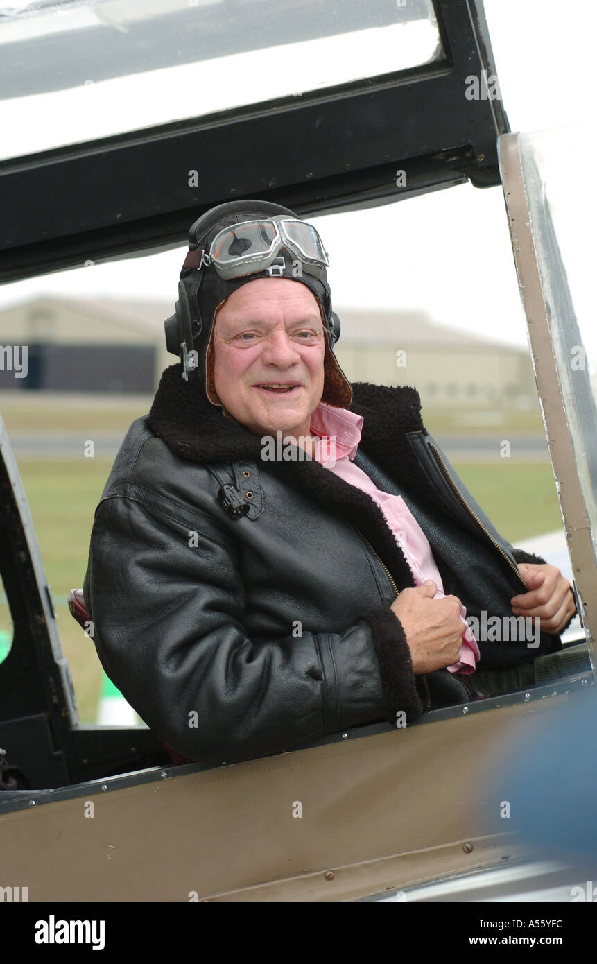 Schauspieler David Jason RIAT Fairford 2004 Stockfoto