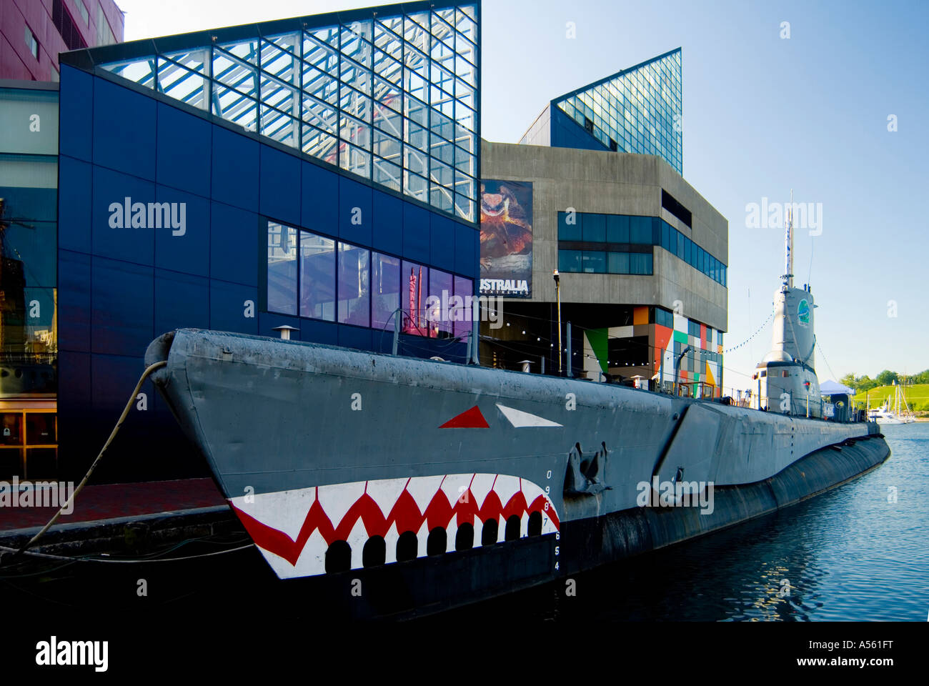 USS Dorsch u-Boot auf dem Display an der Baltimore Maritime Museum befindet sich im Bereich Inner Harbor in Baltimore Maryland Stockfoto