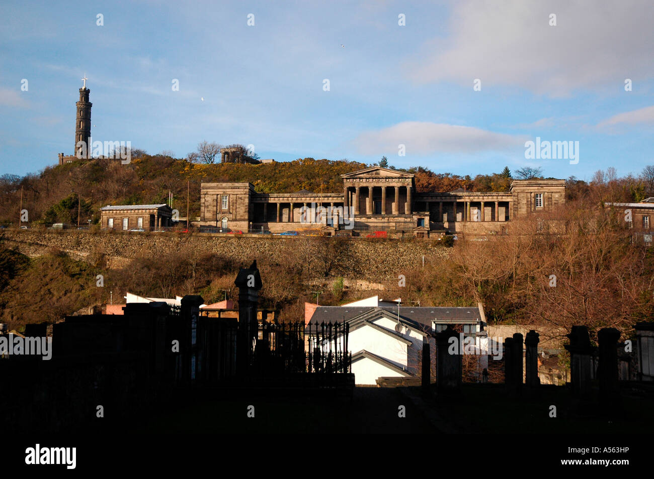 Die Royal High School Gebäude auf Calton Hill, Edinburgh, Schottland Stockfoto