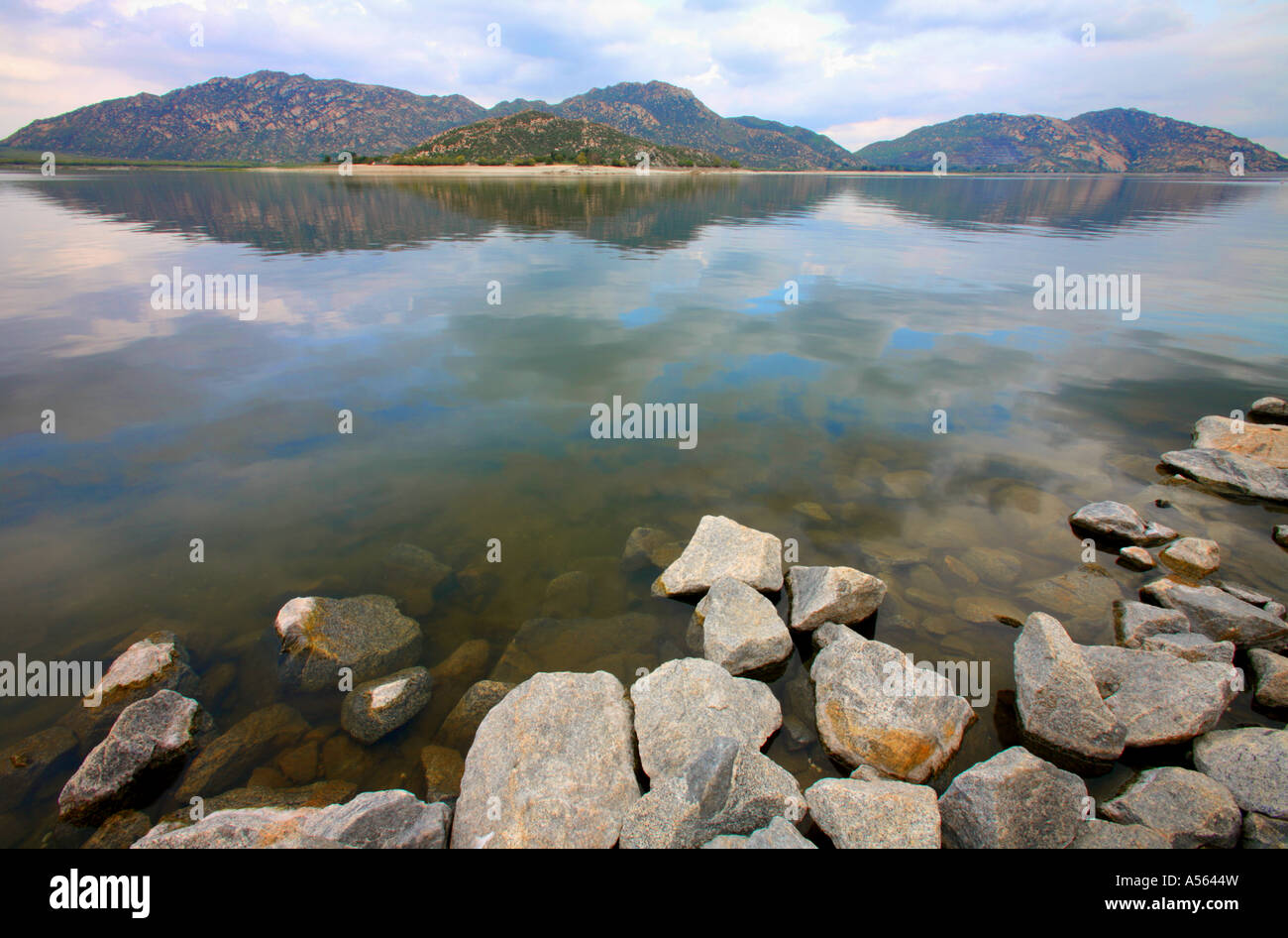 See Perris State Recreation Area Perris Riverside County Kalifornien Vereinigte Staaten Stockfoto