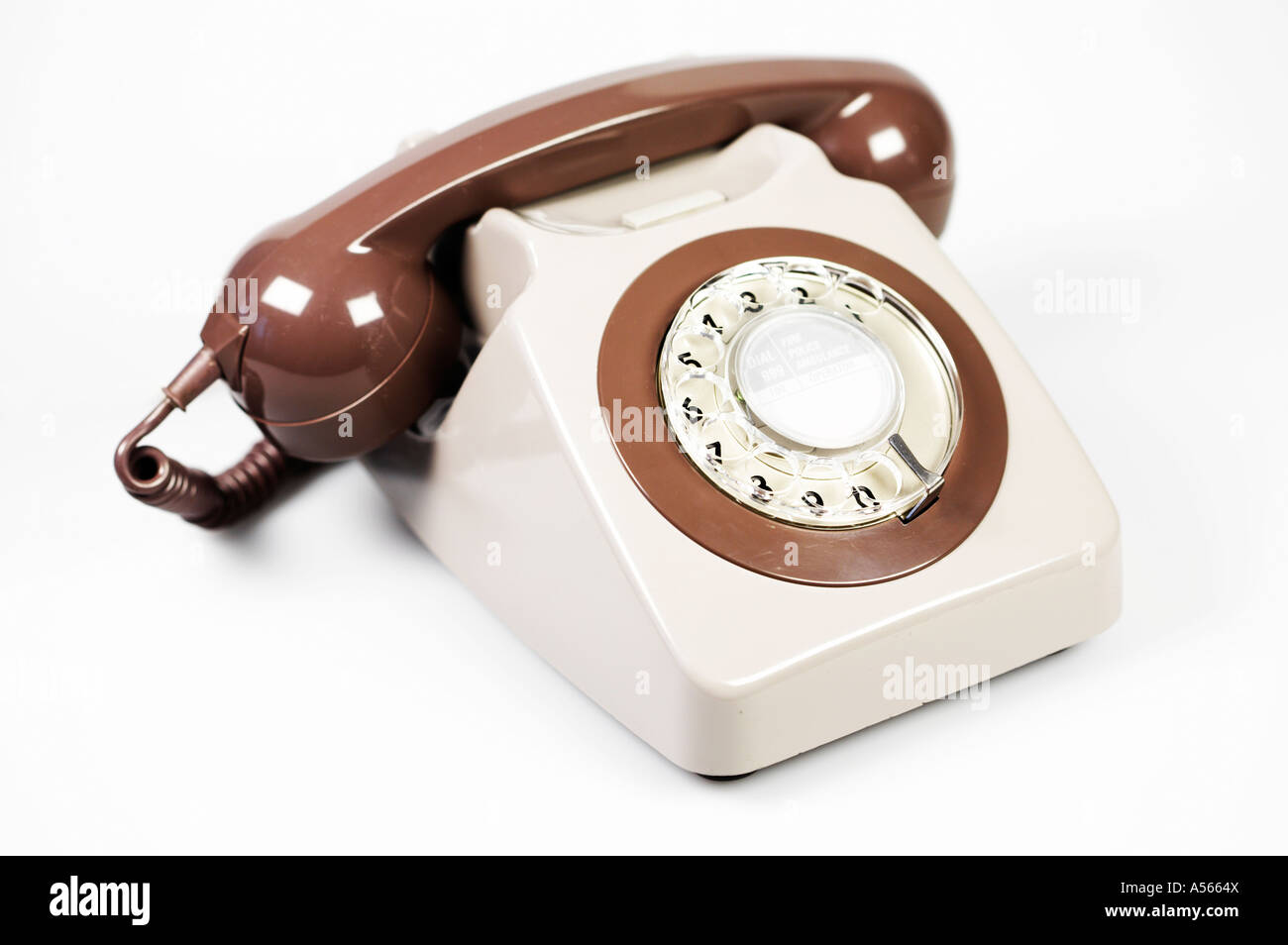 Retro 70er Jahre Telefon britische GPO 746 Stockfoto