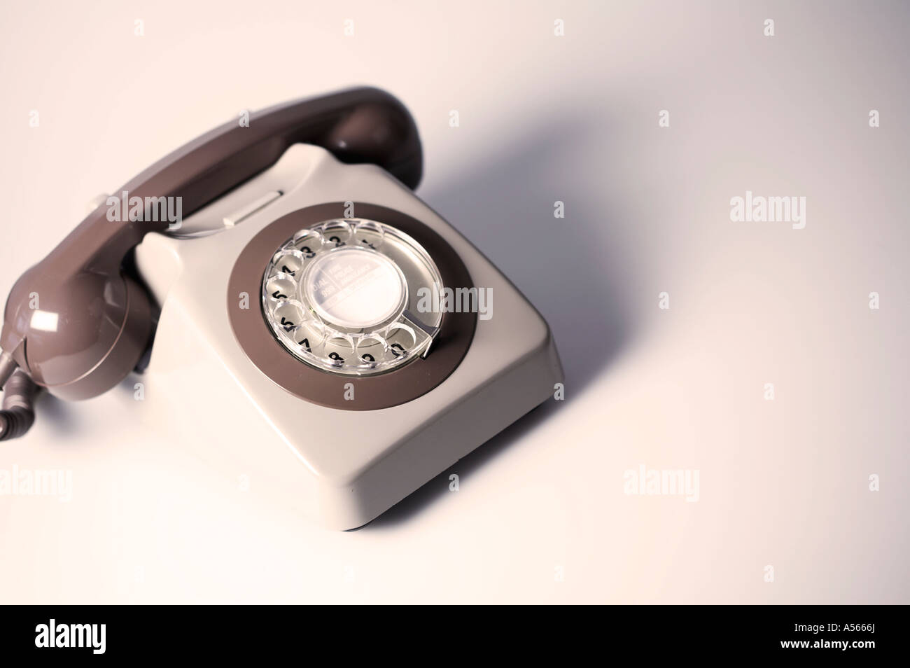 Retro 70er Jahre Telefon britische GPO 746 Stockfoto