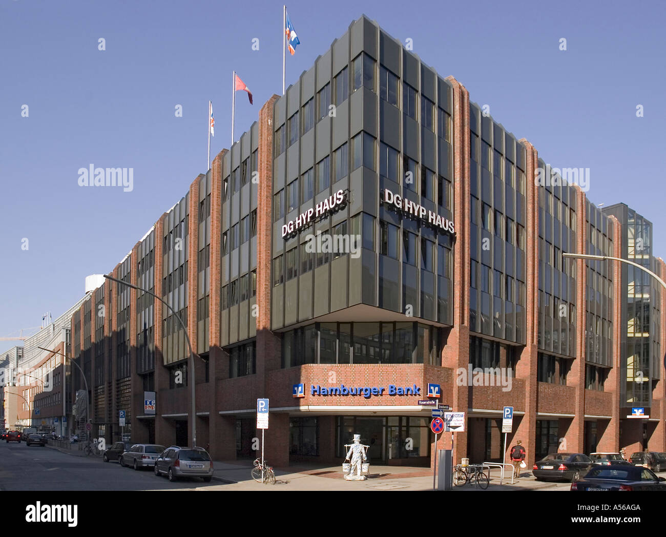 Sitz der Deutsche Genossenschafts Hypothekenbank DGHyp in Hamburg, Deutschland Stockfoto
