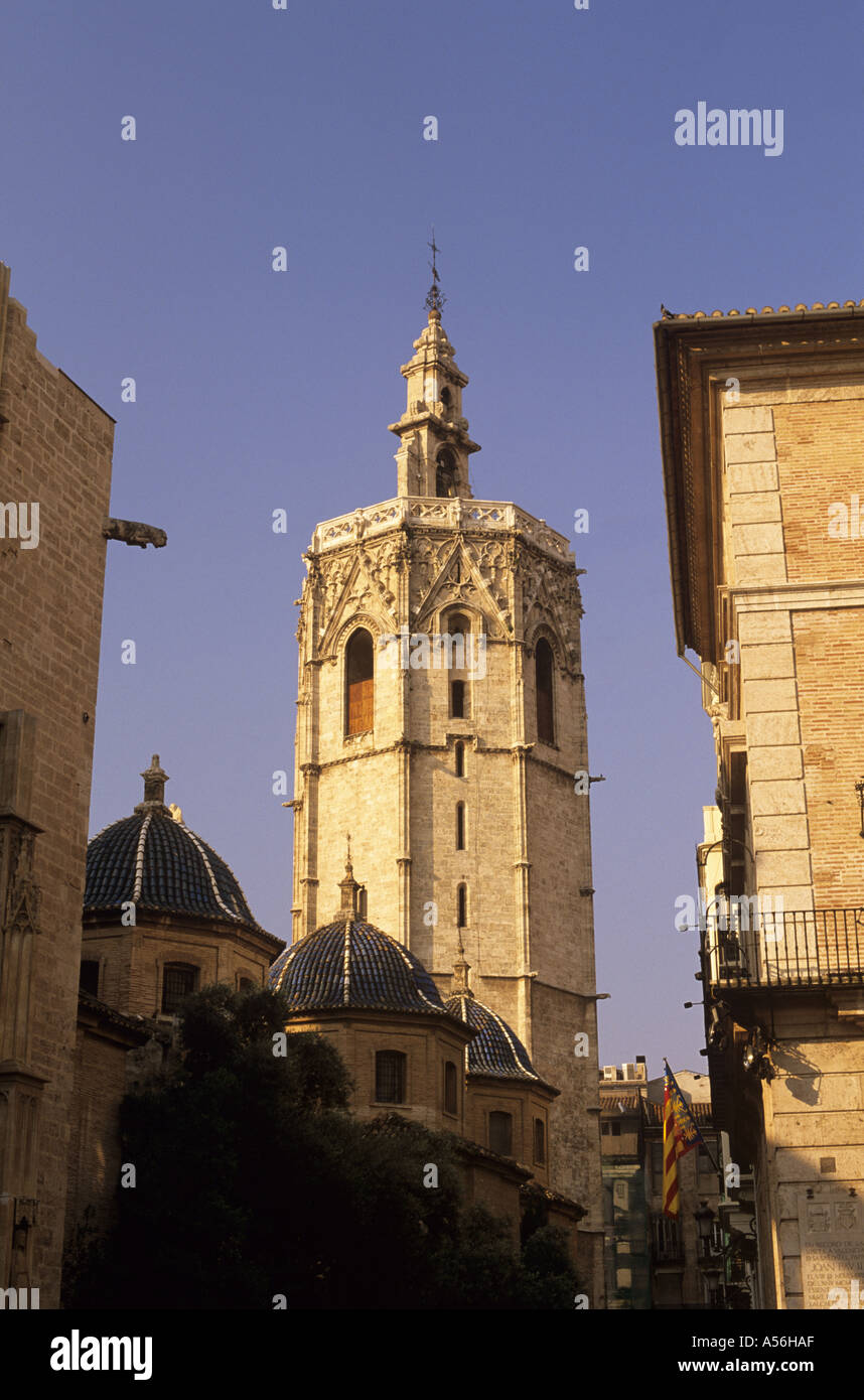 Miguelete-Turm-Valencia, Spanien Stockfoto