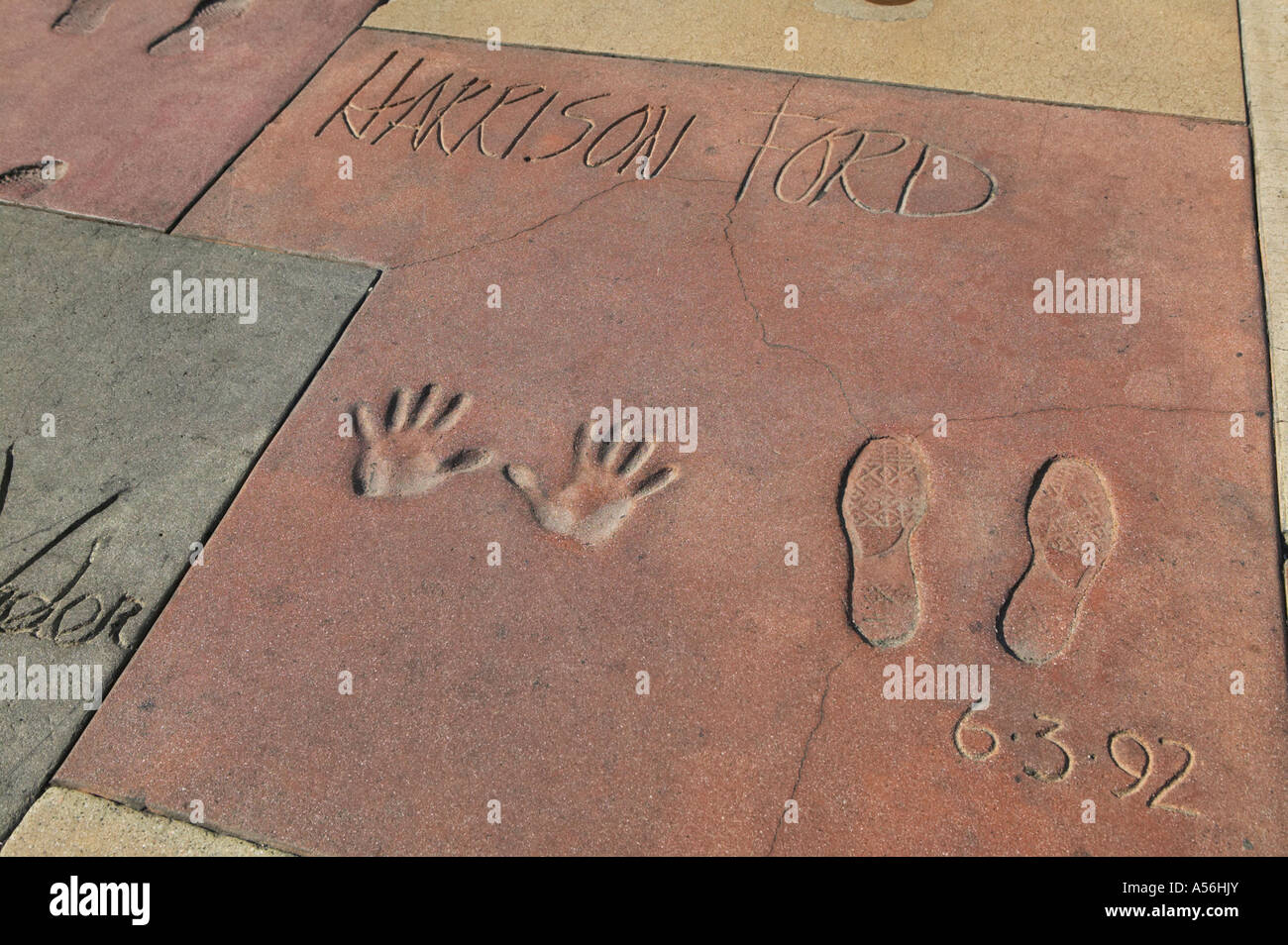 USA, Los Angeles, walk of fame Stockfoto