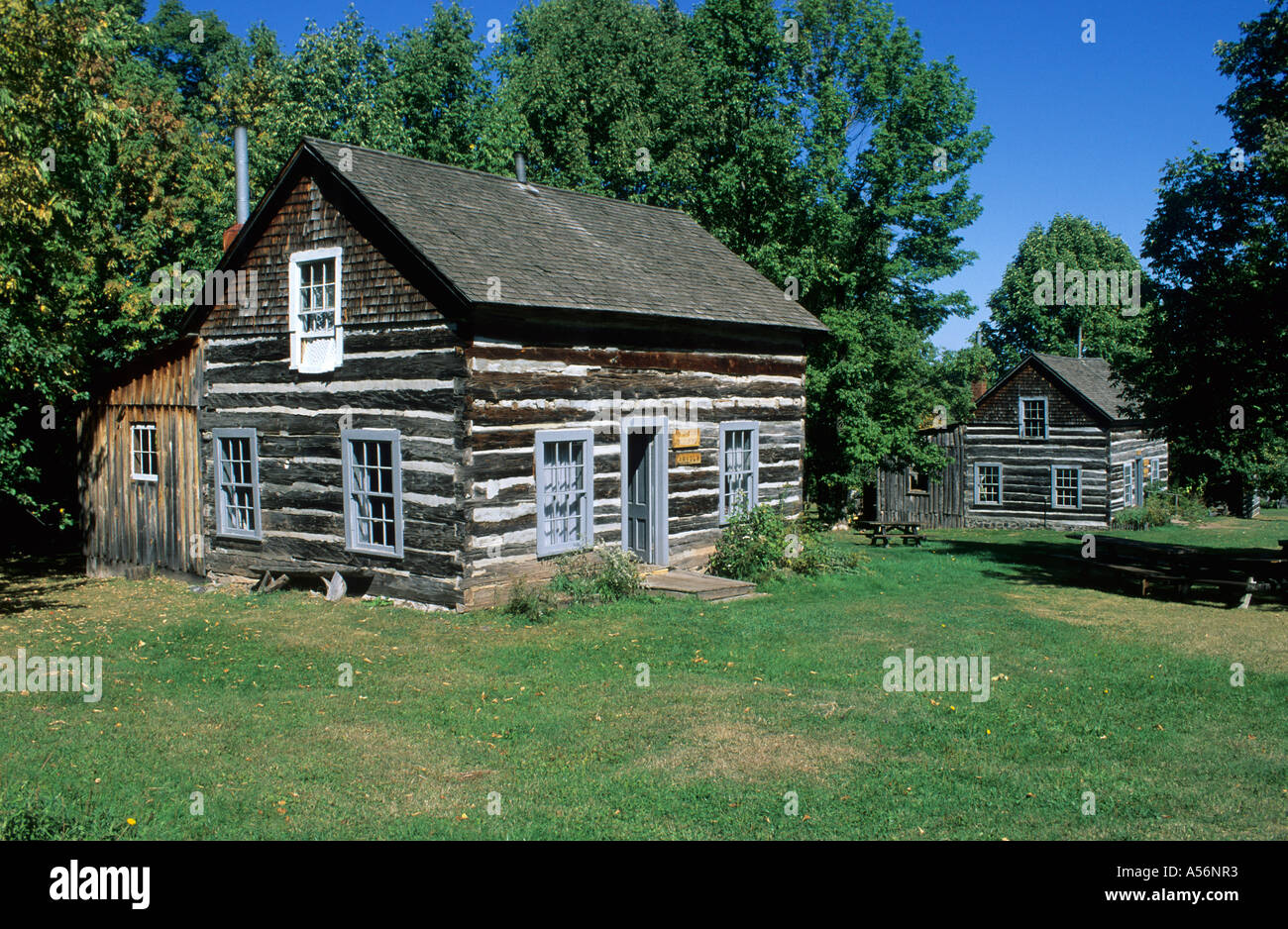 Hütte am alten Victoria Bergbaustadt Stockfoto