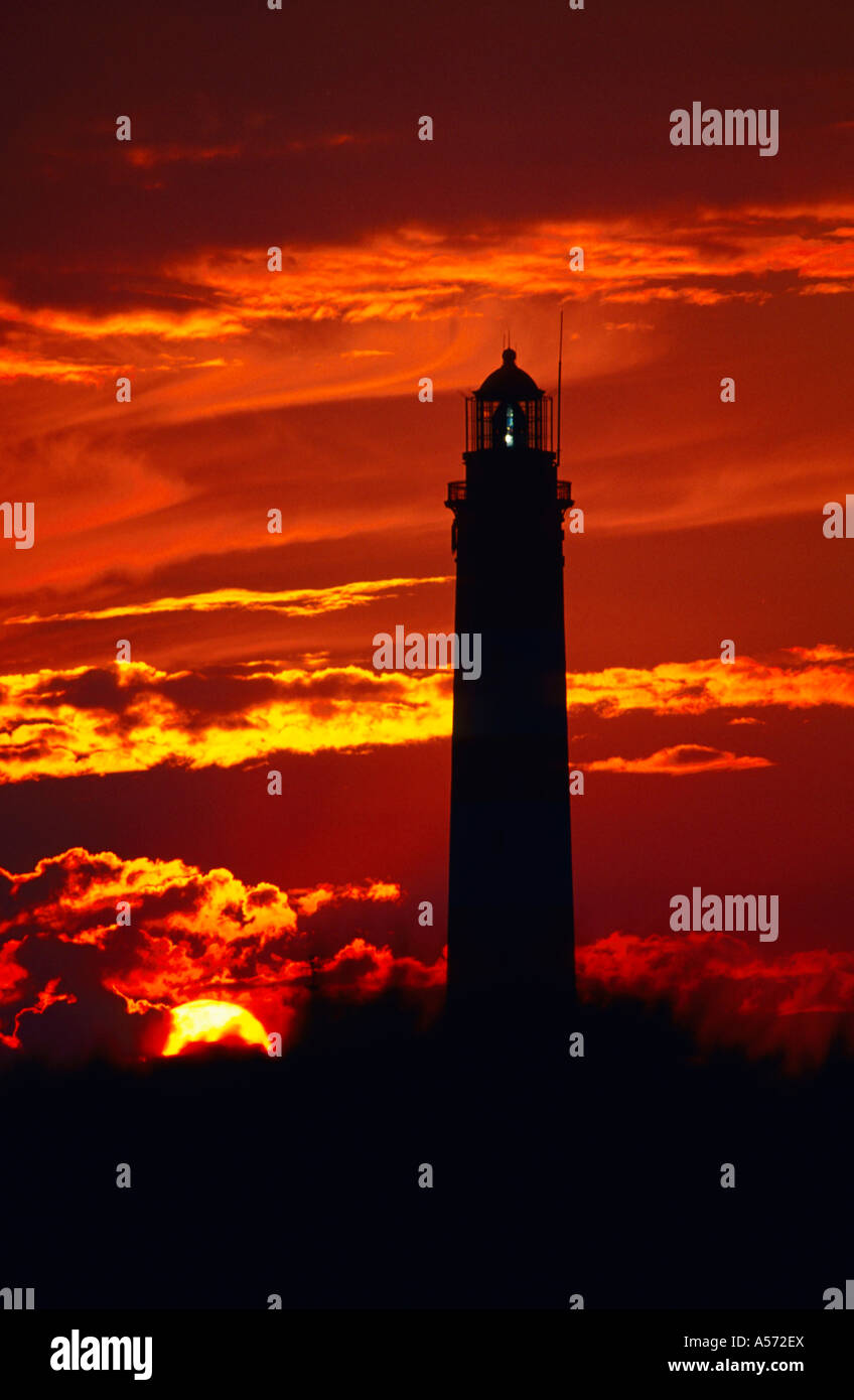 Leuchtturm Insel Amrum Nordfriesische Inseln Deutschland Stockfoto