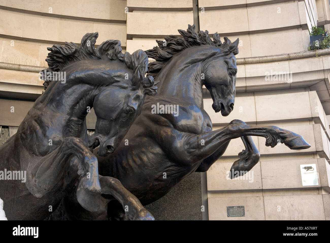 Vereinigtes Königreich, England, Großbritannien, London, Trafalgar Square, Brunnen, Brunnen, bekannt Stockfoto