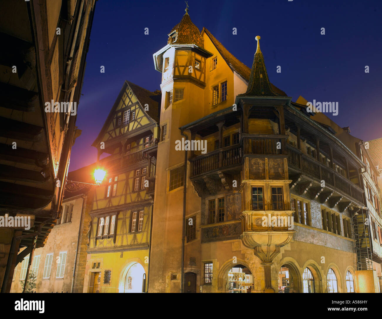 Maison Pfister. Colmar, Lothringen, Frankreich Stockfoto