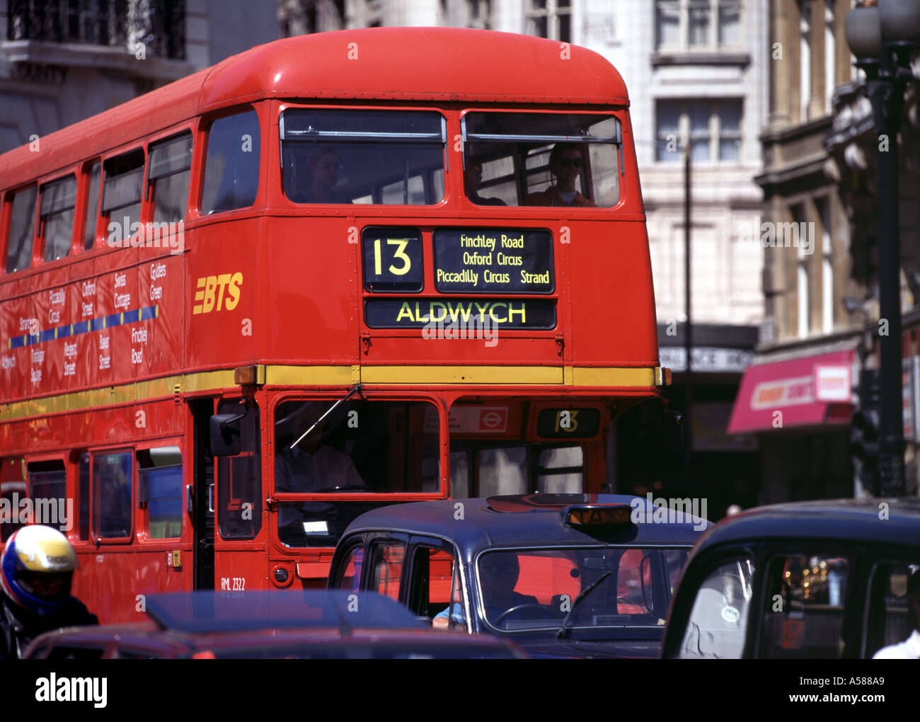 Transport, Busse, roten Bus Stockfoto