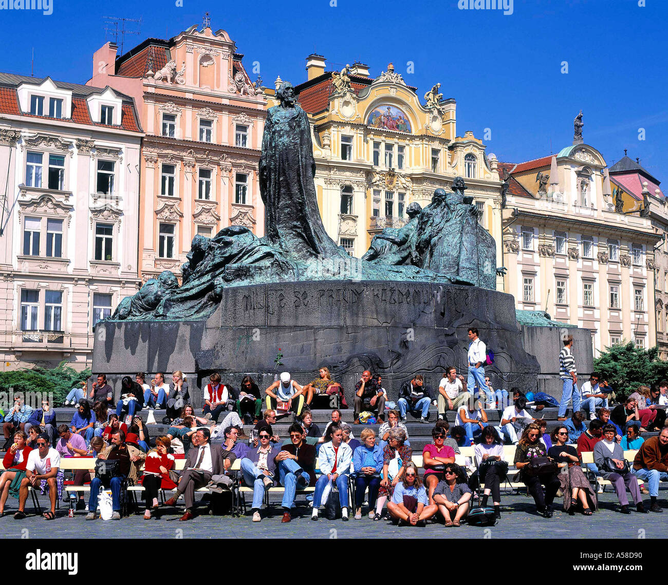 Staromestske Namesti Platz Stockfoto
