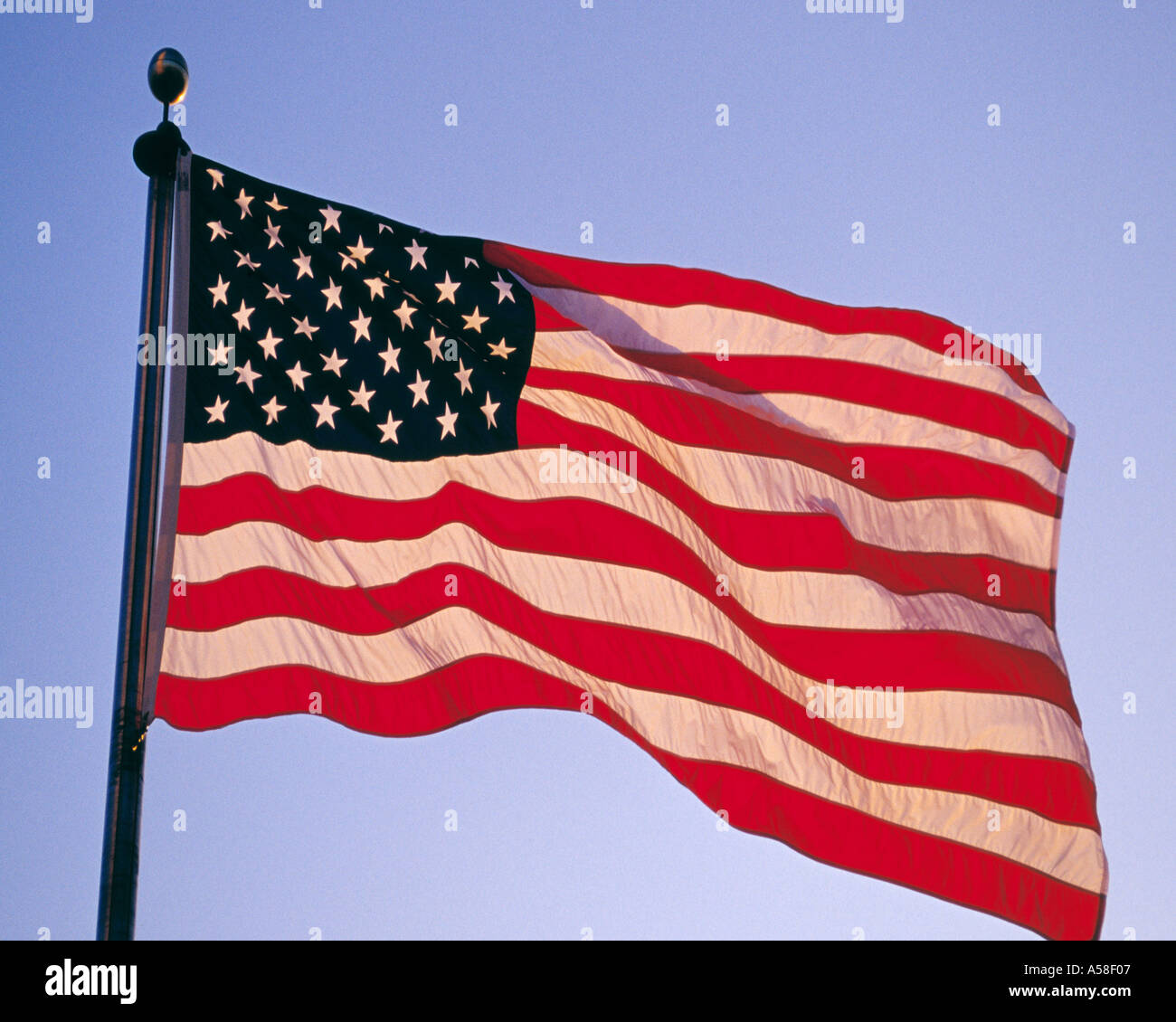 Amerikanische Flagge, Stars And Stripes Stockfoto