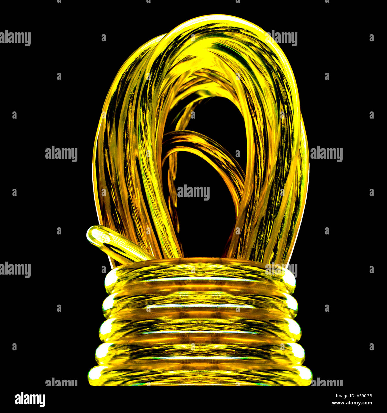 Wäscheleine aufgerollt. Bild von Patrick Steel patricksteel Stockfoto