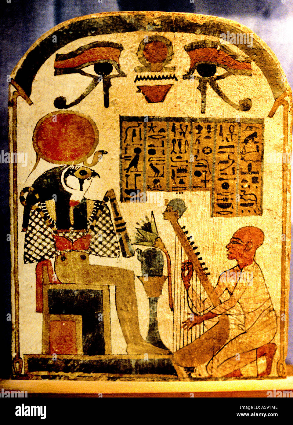 Ägypten Altertum Sarkophag Sarg Ägypten Pharao antike Kunst Malerei  Stockfotografie - Alamy