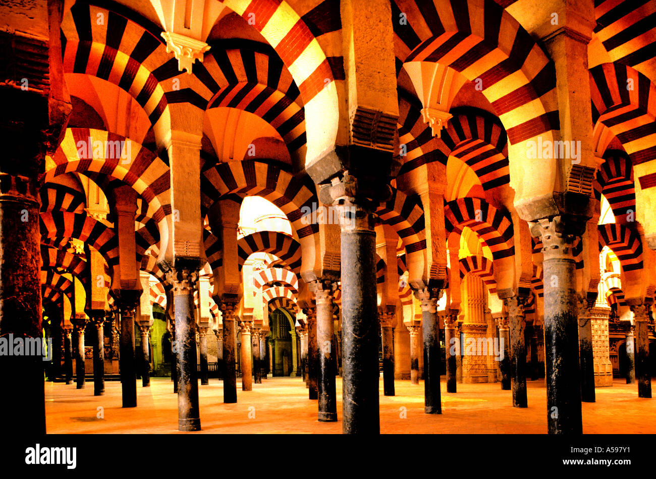 Mezquita maurische Moschee Kathedrale Katholik Cordoba Spanien Spanisch Stockfoto