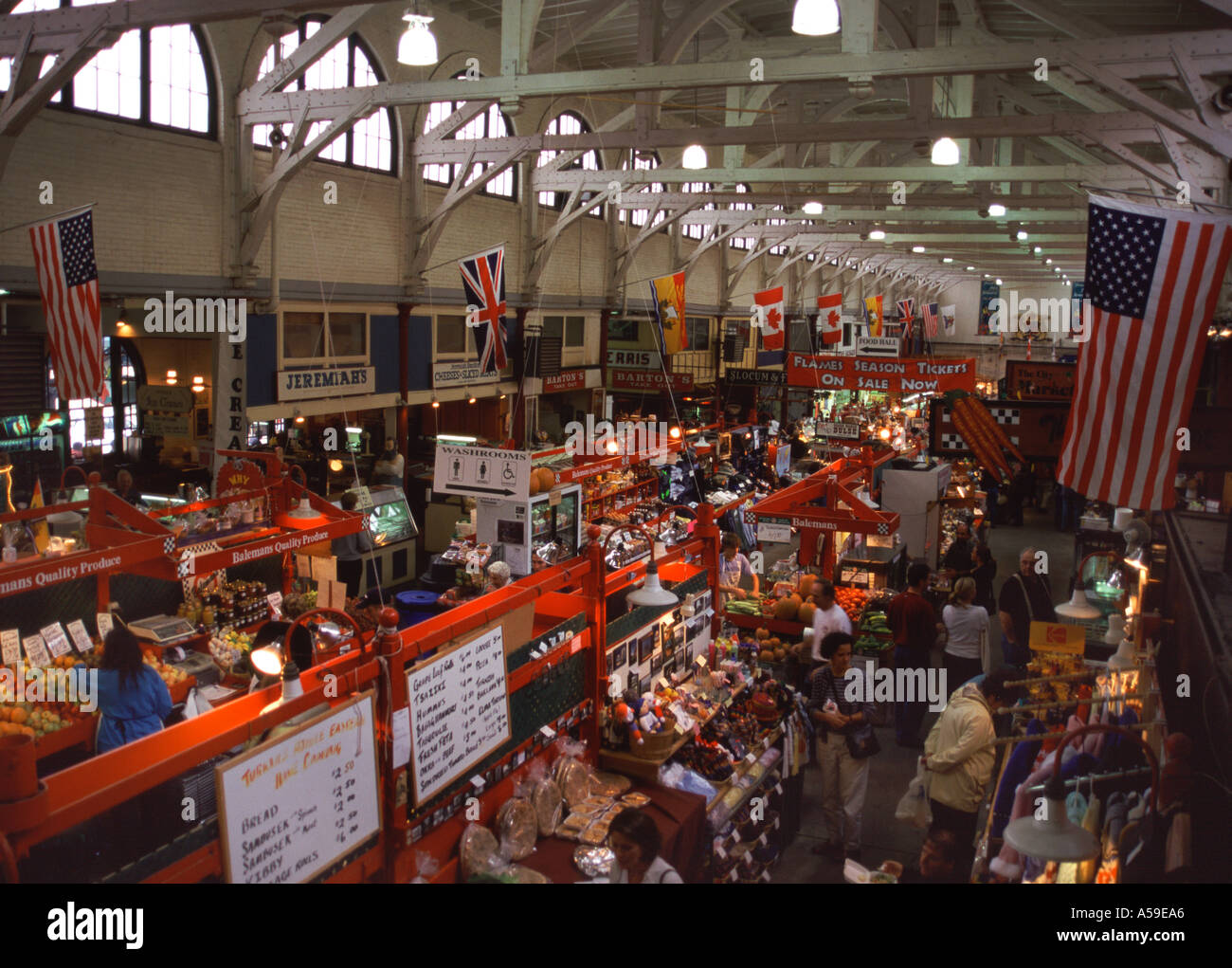 Bauern Markt Saint John NB Kanada Stockfoto