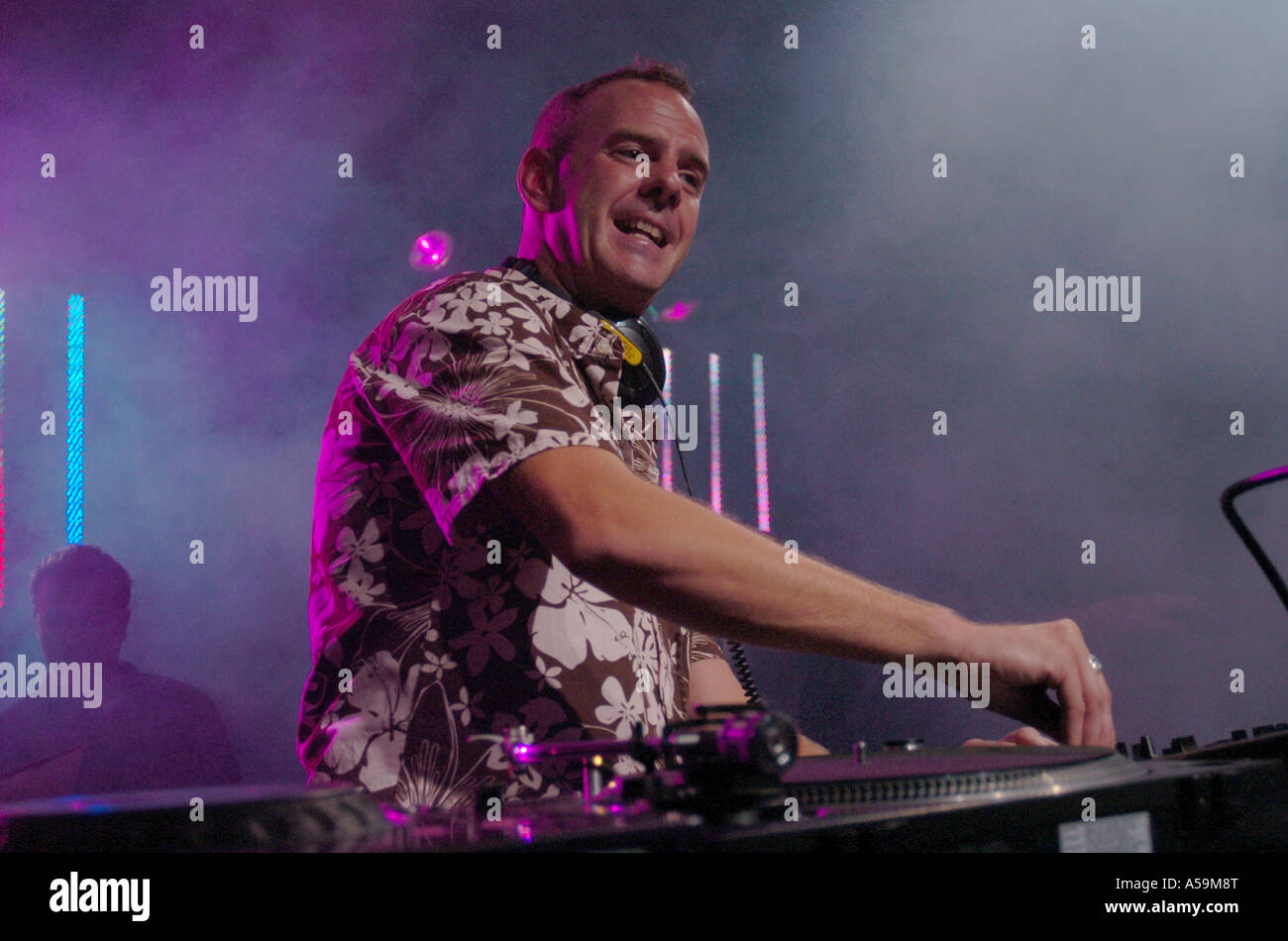 Norman fat Boy slim Koch durchführen Stockfoto