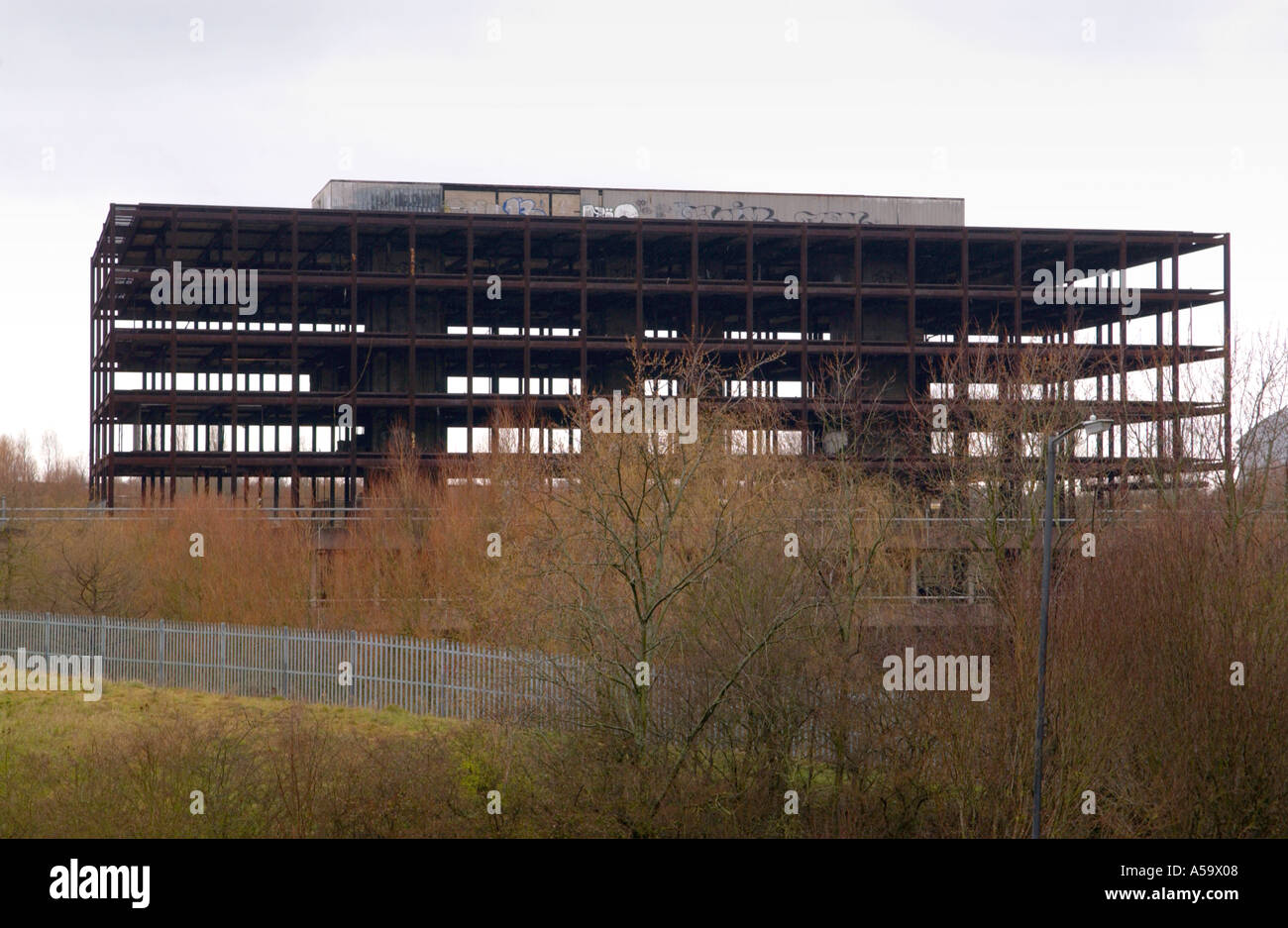 Ehemaligen Wills Bürogebäude an Hengrove Bristol, es ist eine denkmalgeschützte Struktur und in Wohnungen saniert werden soll Stockfoto
