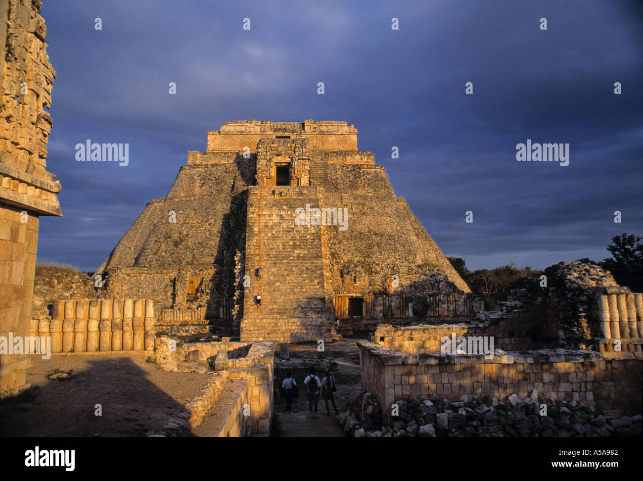 Uxmal, Mexiko Stockfoto