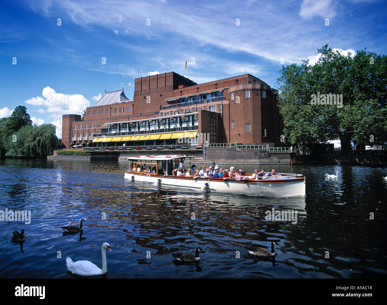 Royal Shakespeare Theatre, Stratford-Upon-Avon, England Stockfoto