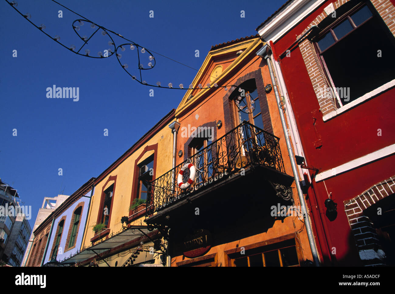 Port-Gebäude, Thessaloniki, Griechenland Stockfoto