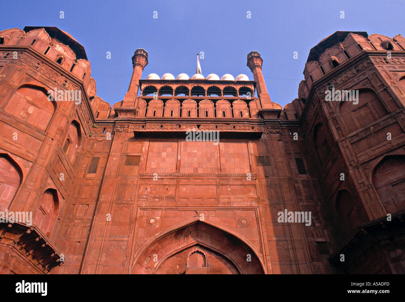 Lahore Gate, Roten Fort, Delhi, Indien Stockfoto