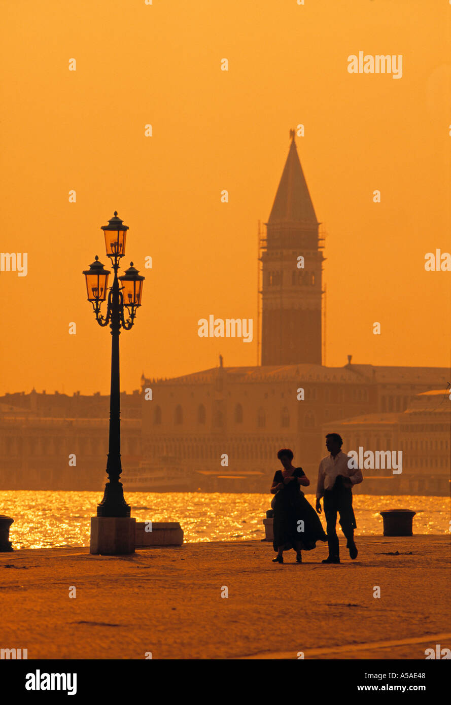 Campinile, Venedig, Italien Stockfoto