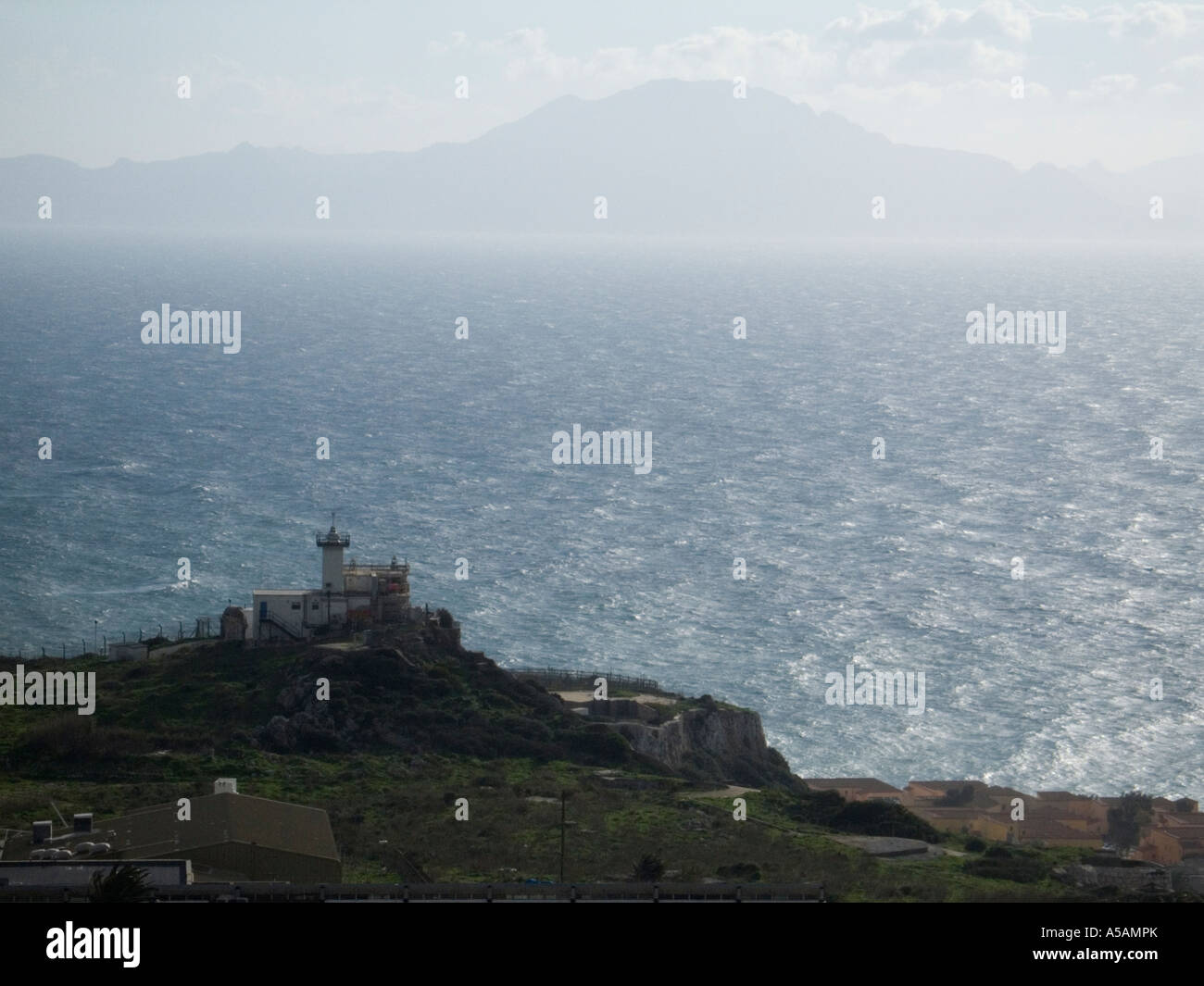 Zwei Säulen des Herkules, gibralter Stockfotografie Alamy
