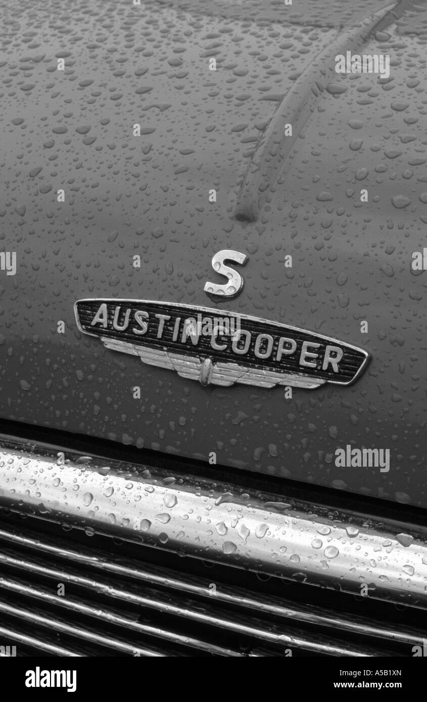 Austin Mini Cooper S. Englische Automobilhersteller Stockfoto