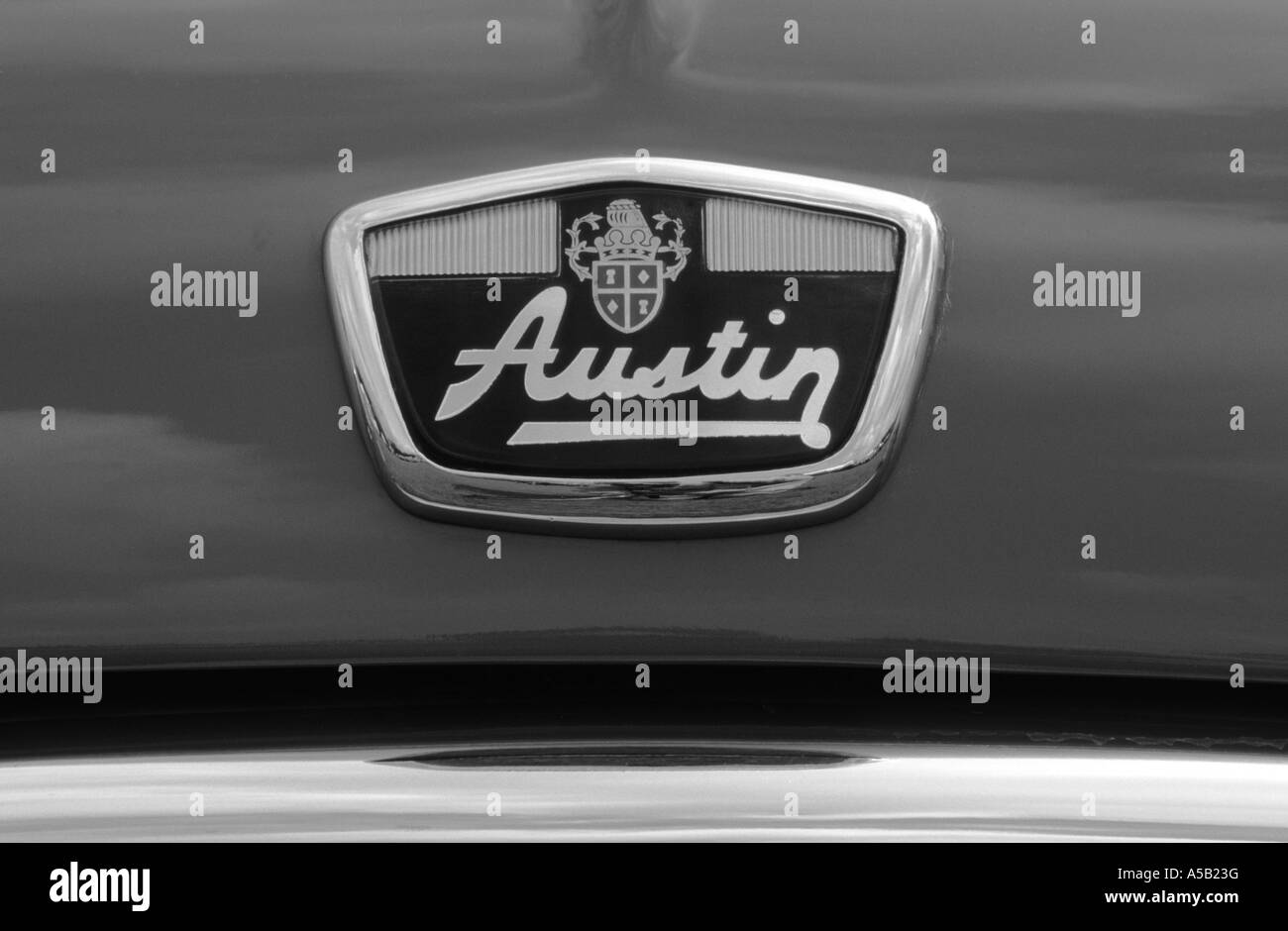 Austin Mini von 1959. Englischer Automobilhersteller Stockfoto