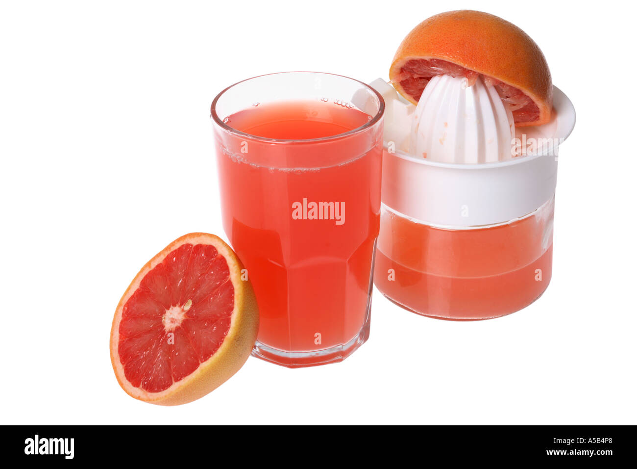 Grapefruit-Saft Stockfoto