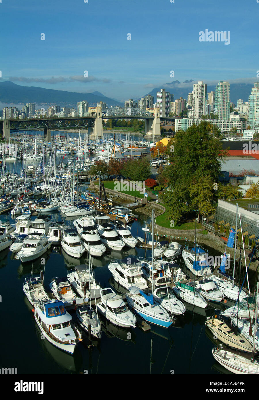 False Creek, Vancouver, Kanada. Stockfoto