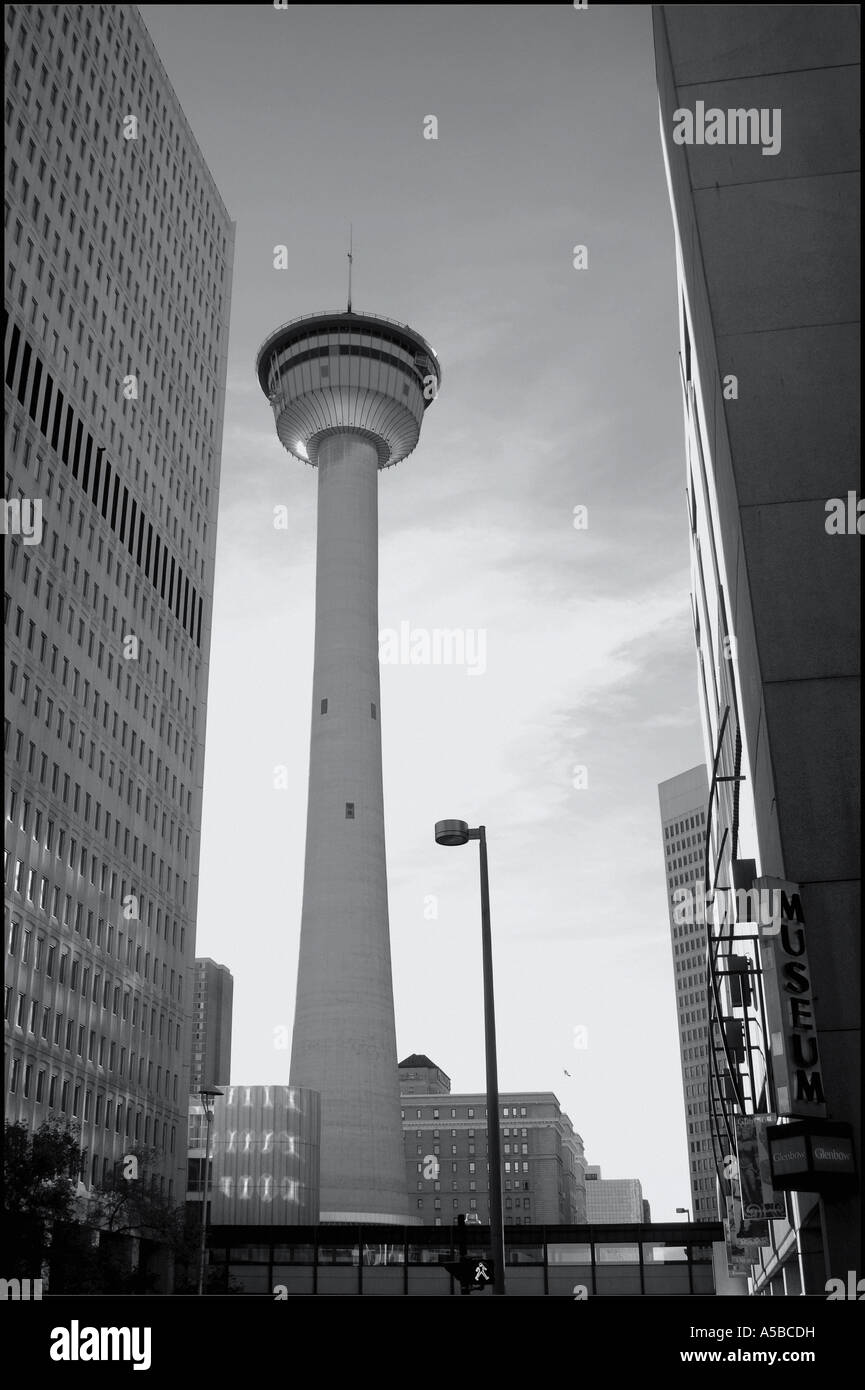 Calgary Tower, kanadischen Stadt Calgary Alberta Kanada Stockfoto