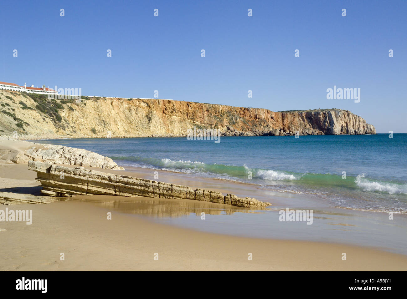 Portugal, der West-Algarve Sagres, Mareta Strand Stockfoto