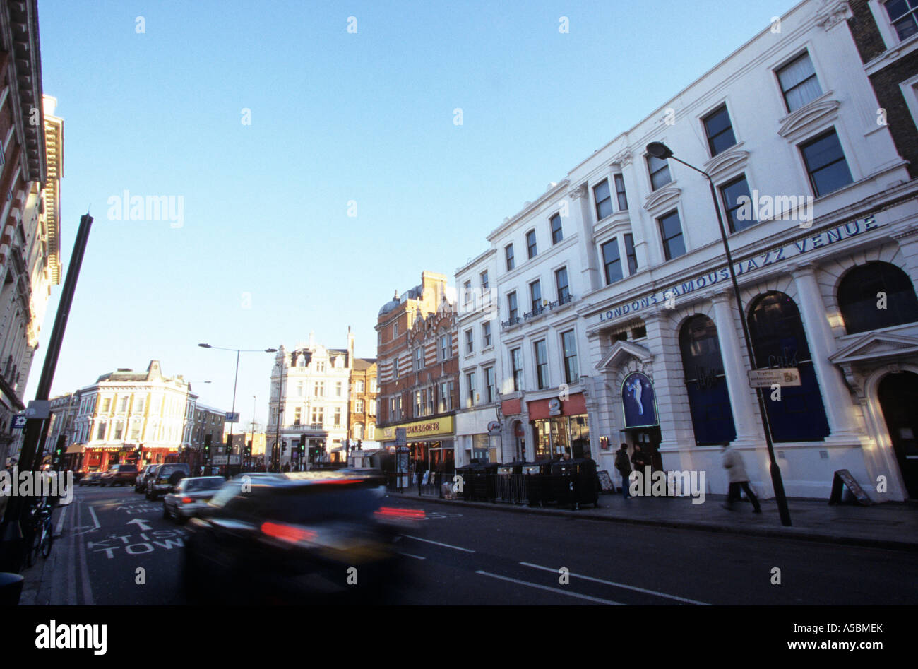 Ein Blick auf London s berühmten Jazzclub Stockfoto