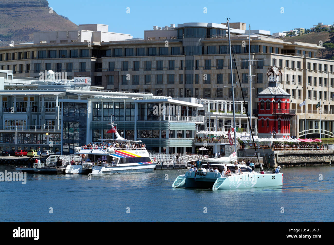 Cape Town South Africa.Victoria und Albert Waterfront Komplex. Stockfoto