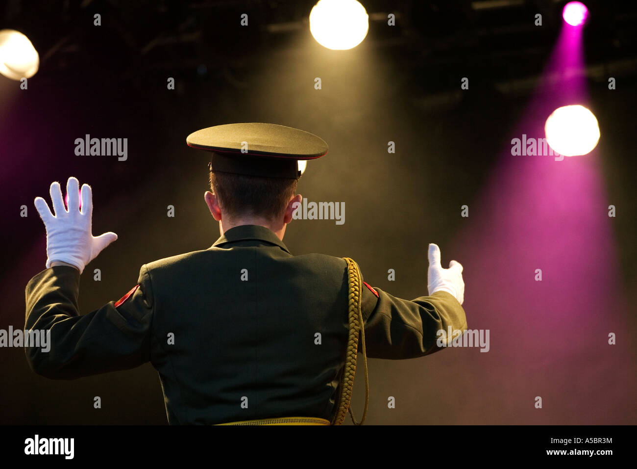 Suworow Ensemble Militär und Musik-Akademie des Verteidigungsministeriums am russischen Winter-Festival in London Stockfoto