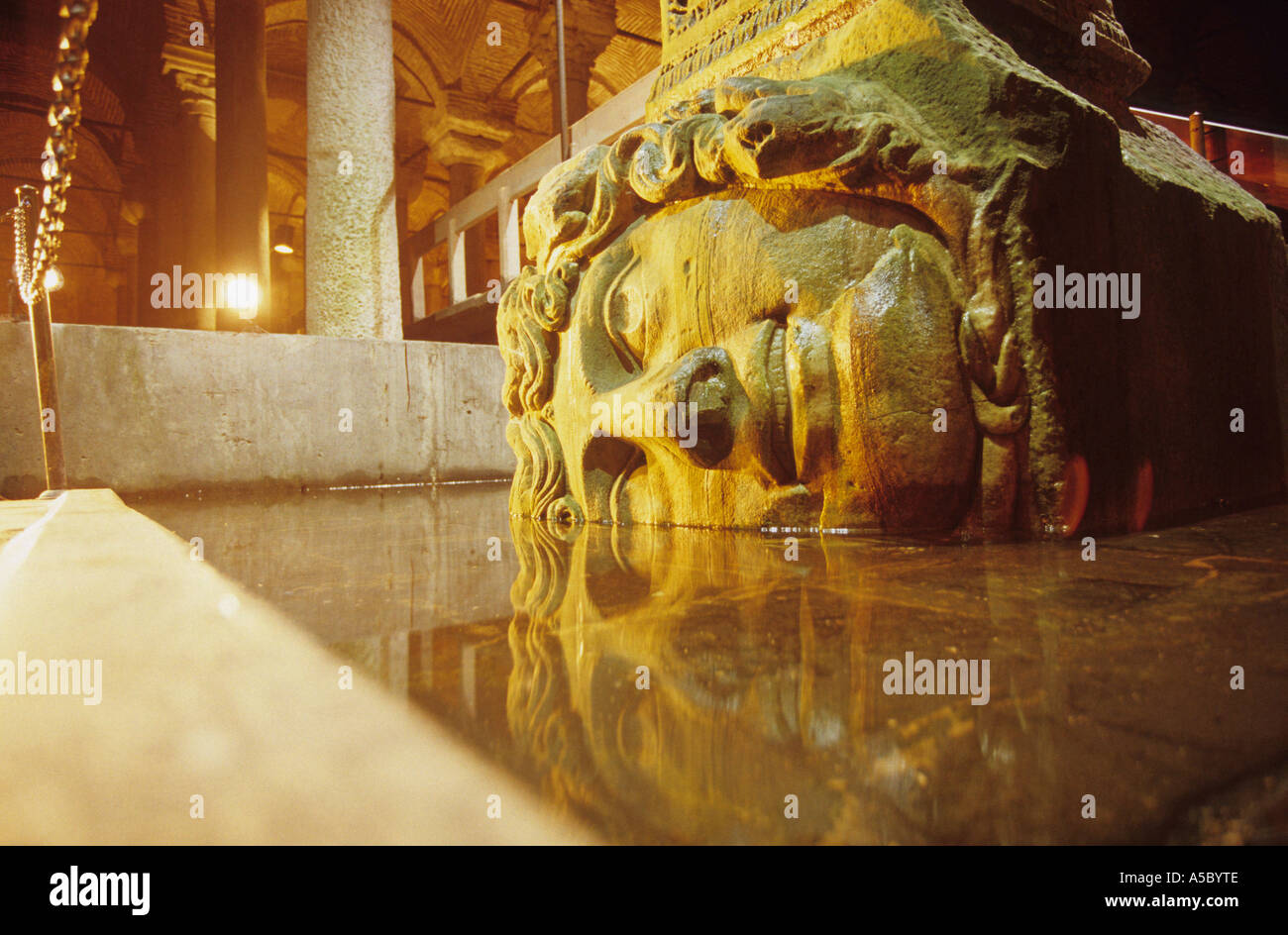 Istanbul, Yerebatan Sarayi, byzantinische Zisterne, Türkei Stockfoto