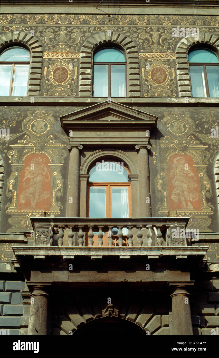 Budapest, Pallavinci-Palast, Kodály Körönd, Motiv Stockfoto