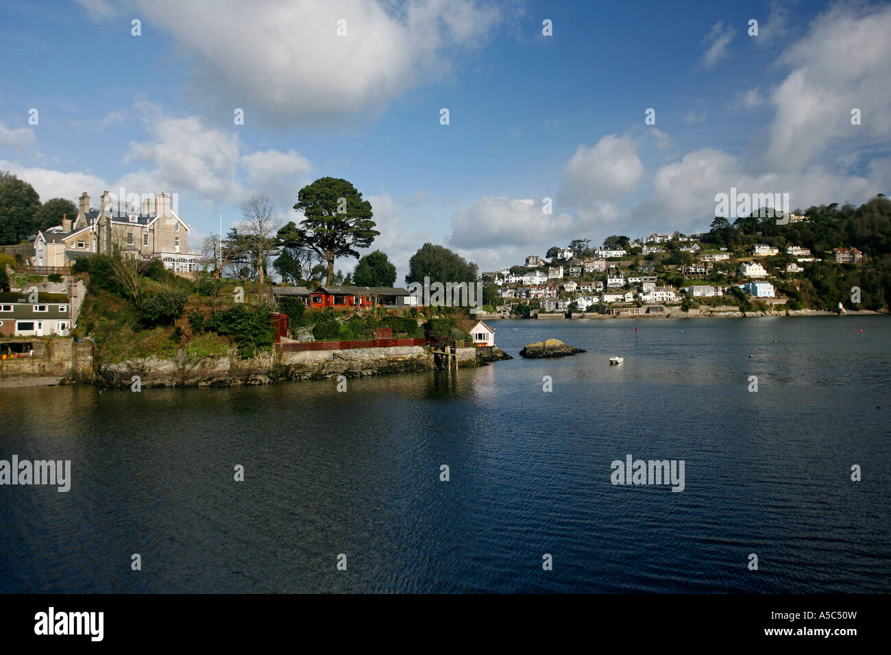 Kriegsflotte Creek Dartmouth Devon England UK Stockfoto