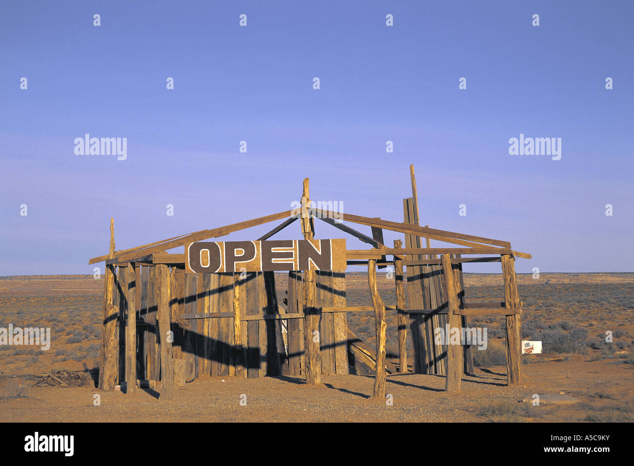 Souvenir Shop-Rahmen im Monument Valley, Utah USA Stockfoto