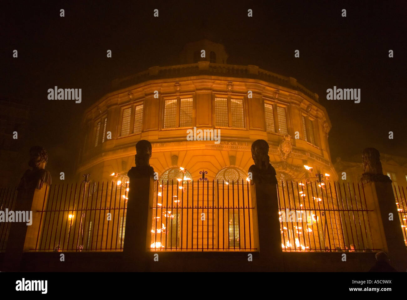 Luminox-Festival in Broad Street Oxford 21 - Das Sheldonian Stockfoto