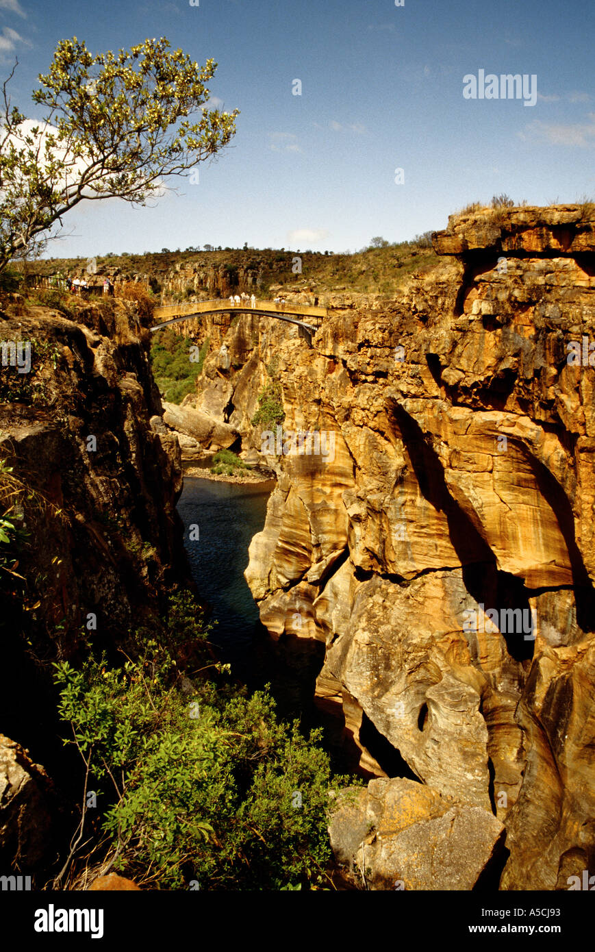 Mpumalanga Südafrika Bourke s Luck Potholes in den Blyde River Canyon Stockfoto