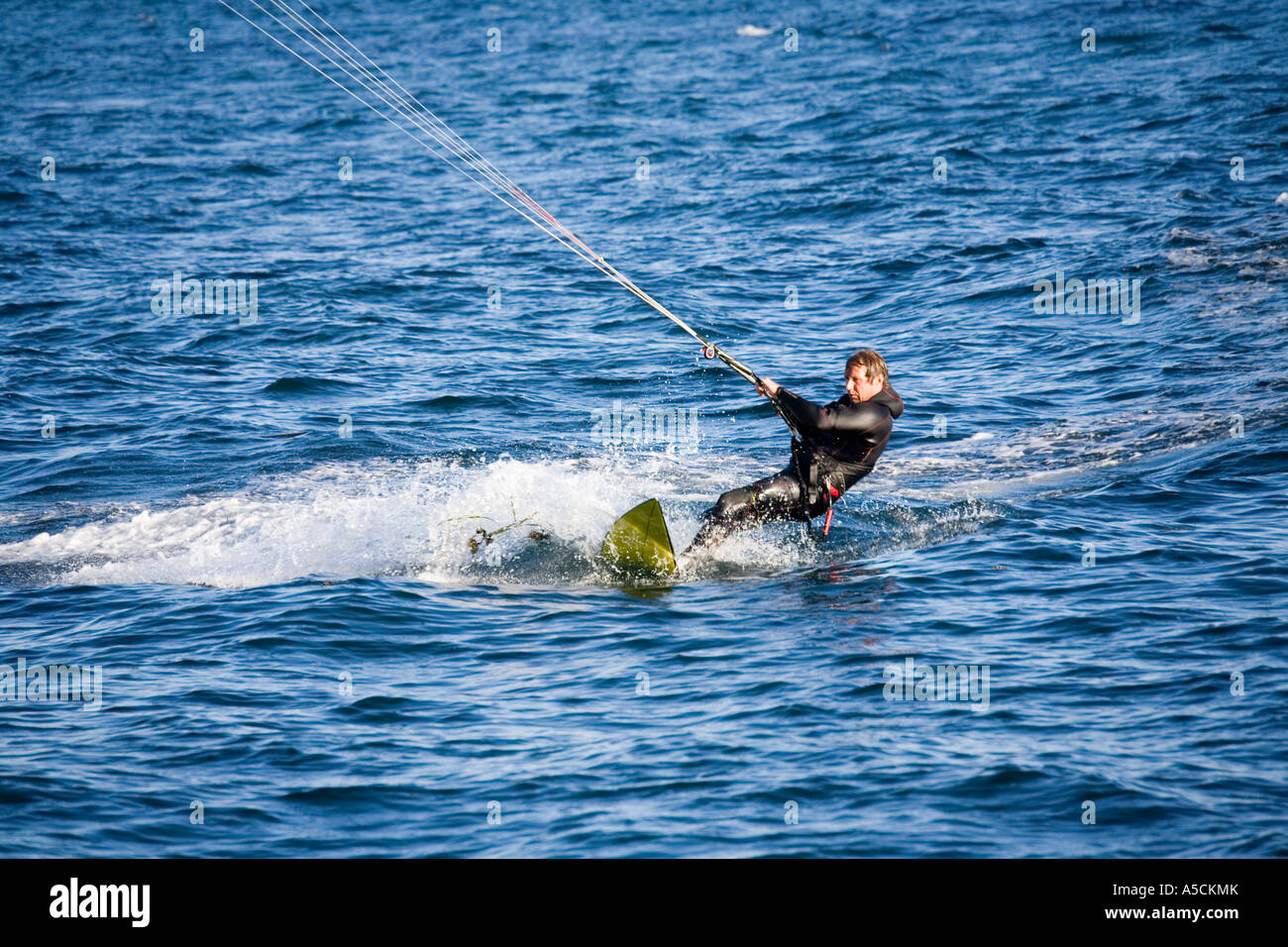 Kite-Surfen Victoria Canada Stockfoto