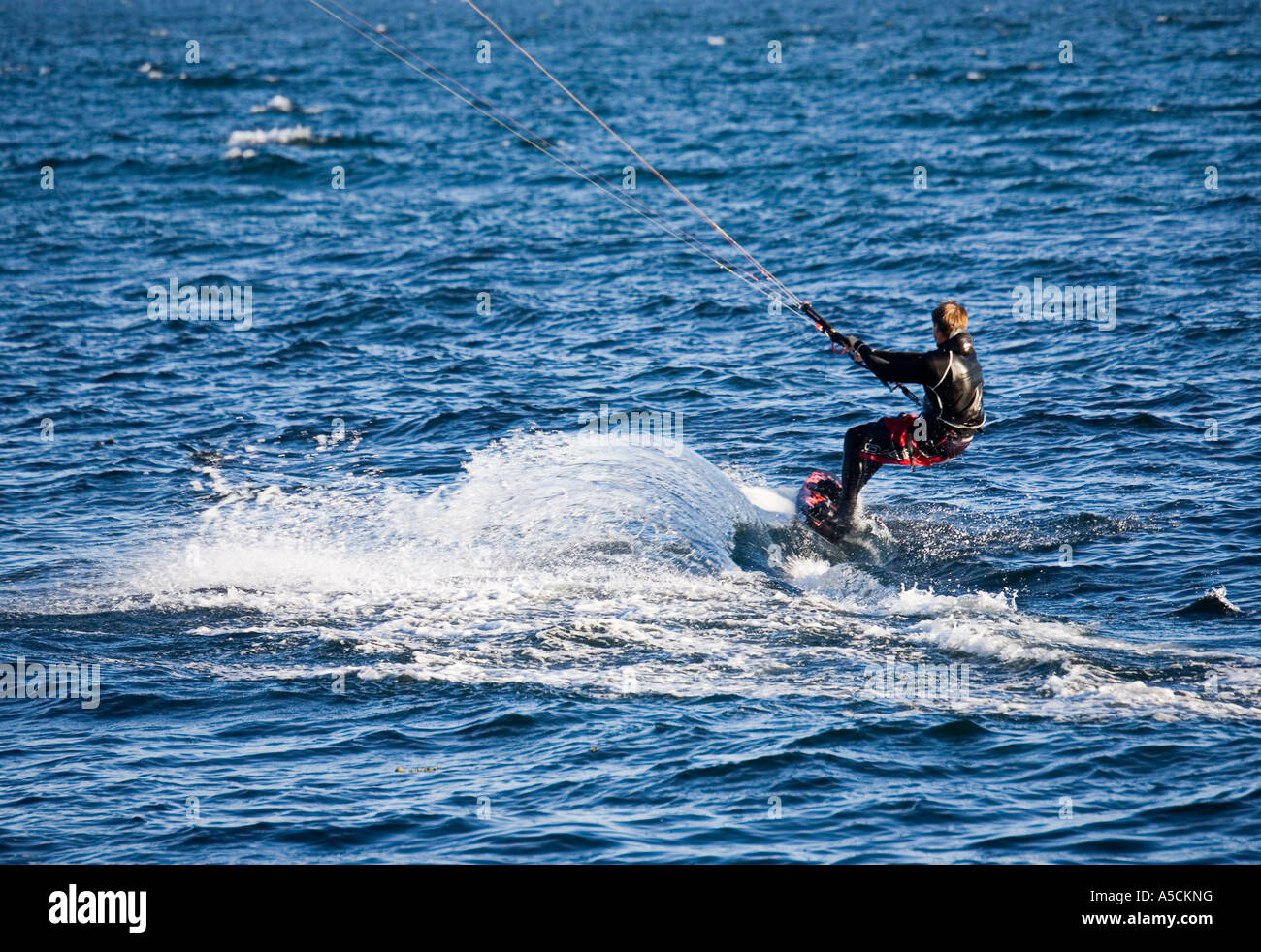Kite-Surfen Victoria Canada Stockfoto